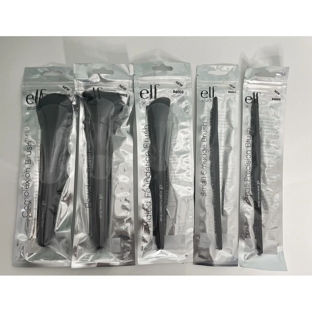 Lot Of 5‎ Elf Studio Mixed Brushes Face Eyes New